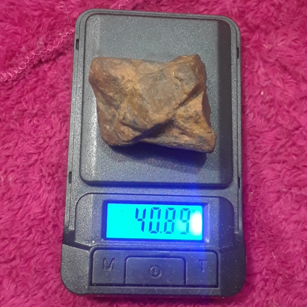 FAIRY CROSS (Natural Staurolite) 40.9g 1.5inx1.25i - Picture 2 of 8